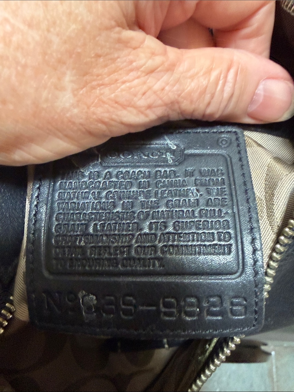 Coach Black Smooth Leather Shoulder Hobo - Picture 2 of 2